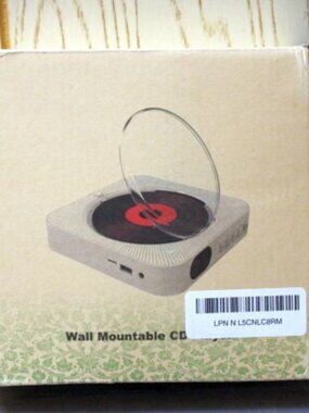 Wall Mountable CD Player - Pink - New in Box